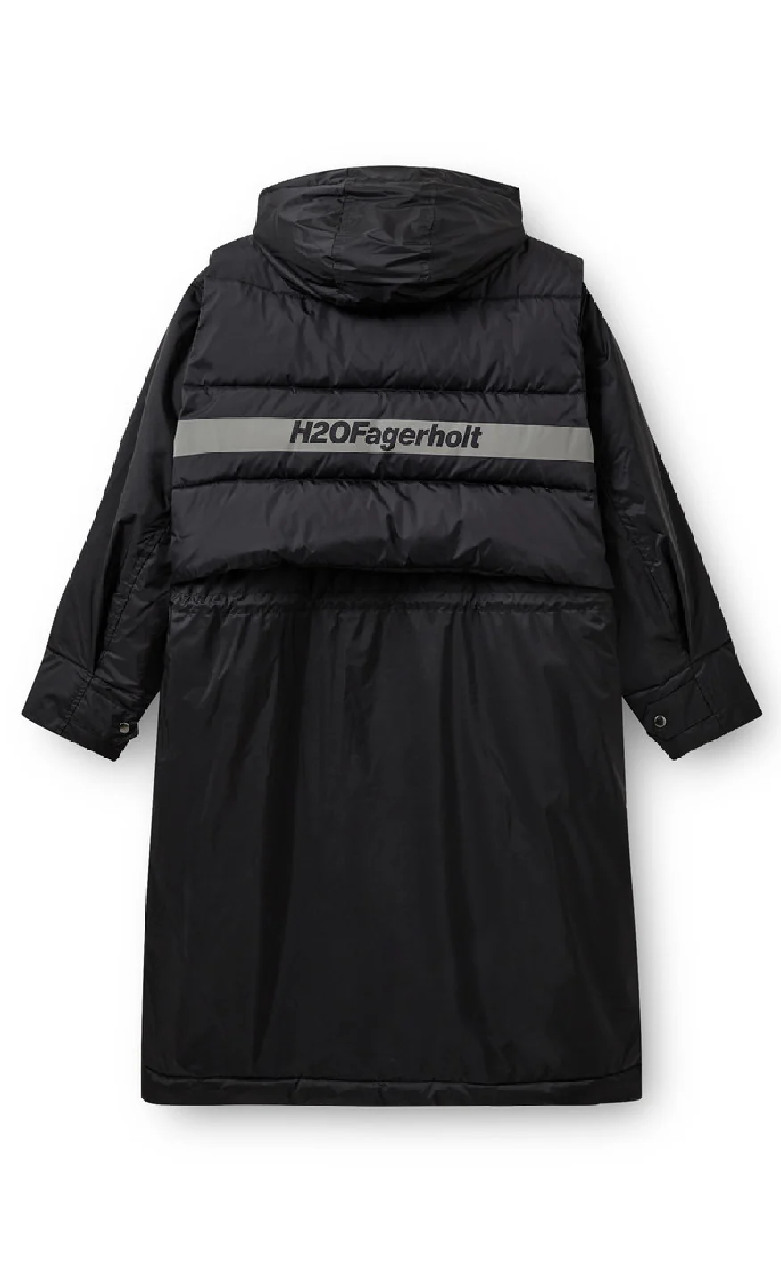 H2O Fagerholt Regnjakke - Warm Rain - Black - Image 2