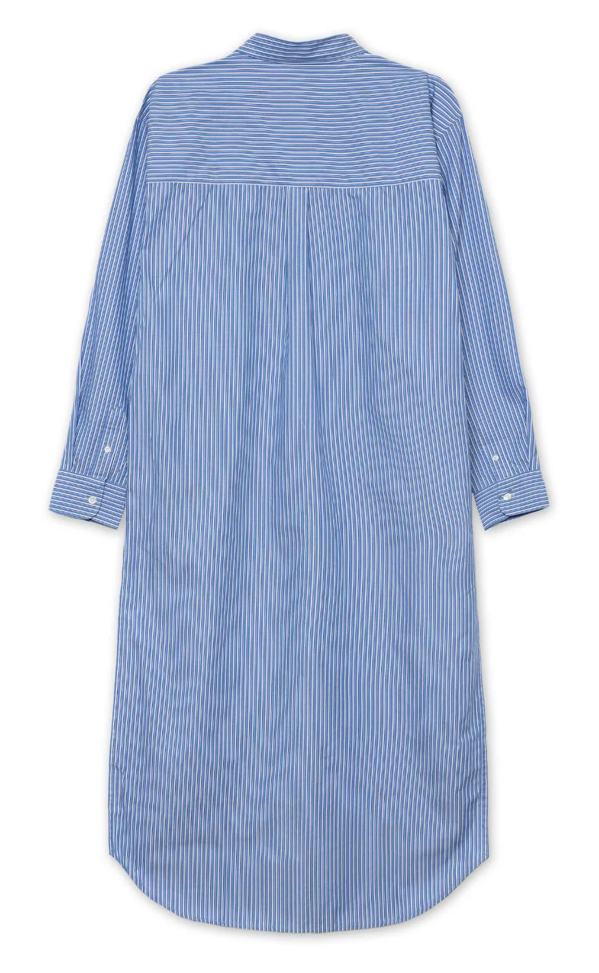 H2O Fagerholt Kjole - Sunday Shirt - Blue Stripe - Image 5