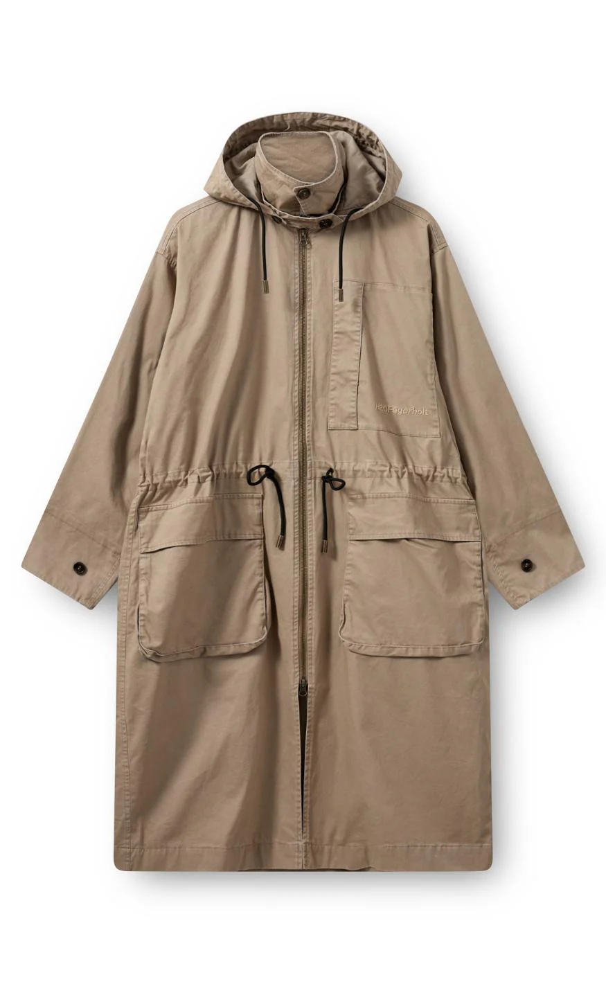 H2O Fagerholt Jakke - Sherlock - Sand/Dark Green Moss - Image 6
