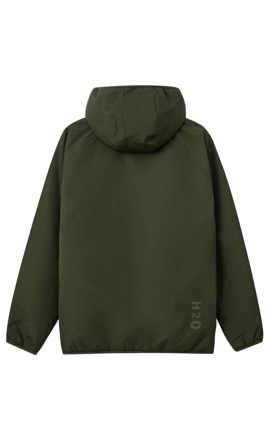 H2O Jakke - Læsø Padded - Army - Image 2