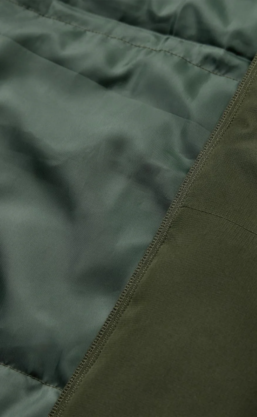 H2O Jakke - Læsø Padded - Army - Image 3