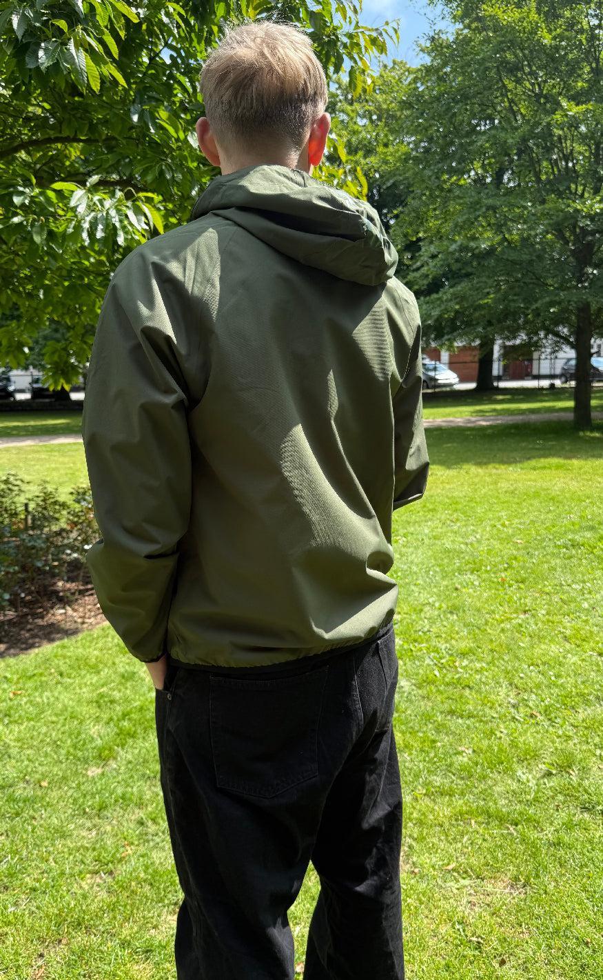 H2O Regnjakke - Rømø Unisex - Army - Image 12
