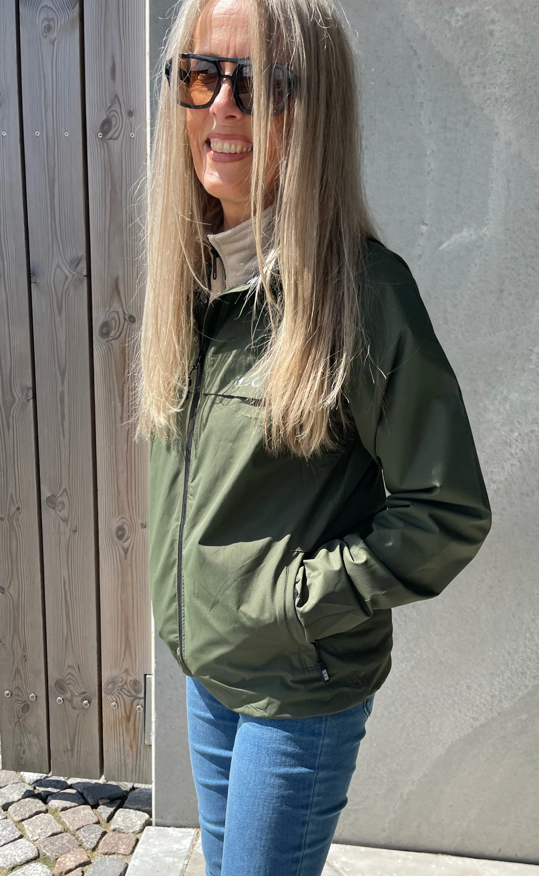 H2O Regnjakke - Rømø Unisex - Army - Image 6
