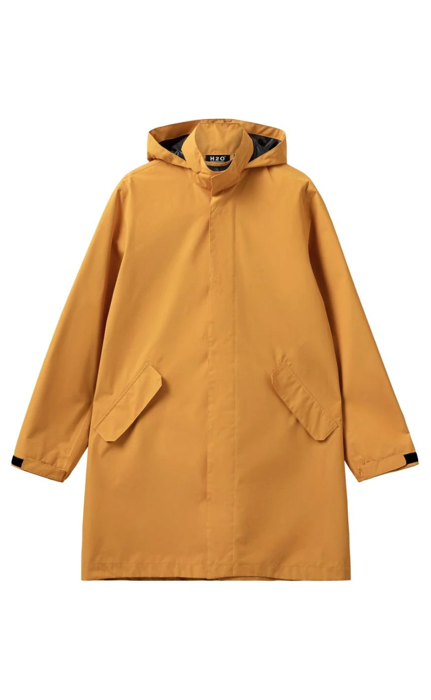 H2O Regnjakke - Rømø Long Unisex - Apricot