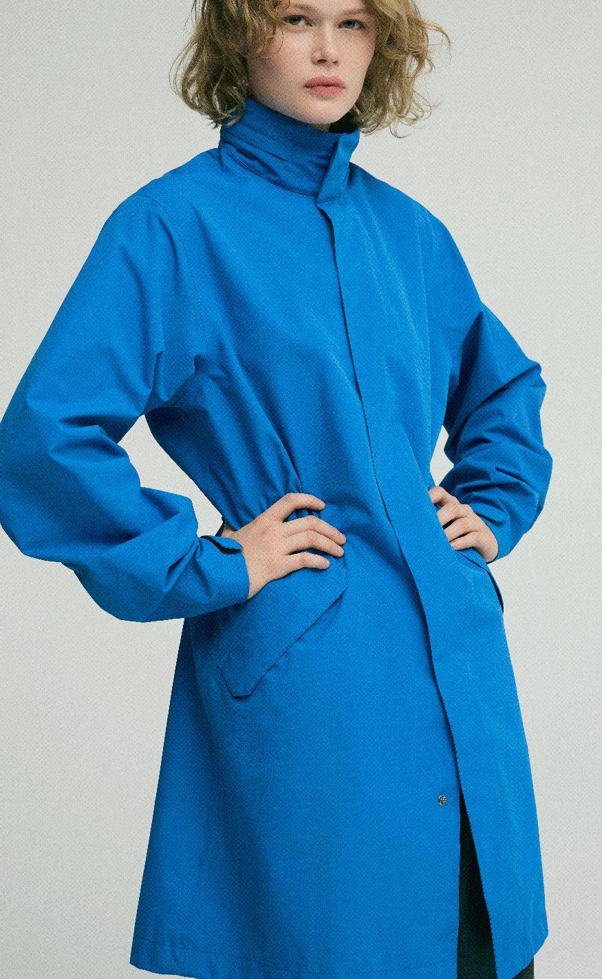 H2O Regnjakke - Rømø Long Unisex - Blue - Image 4