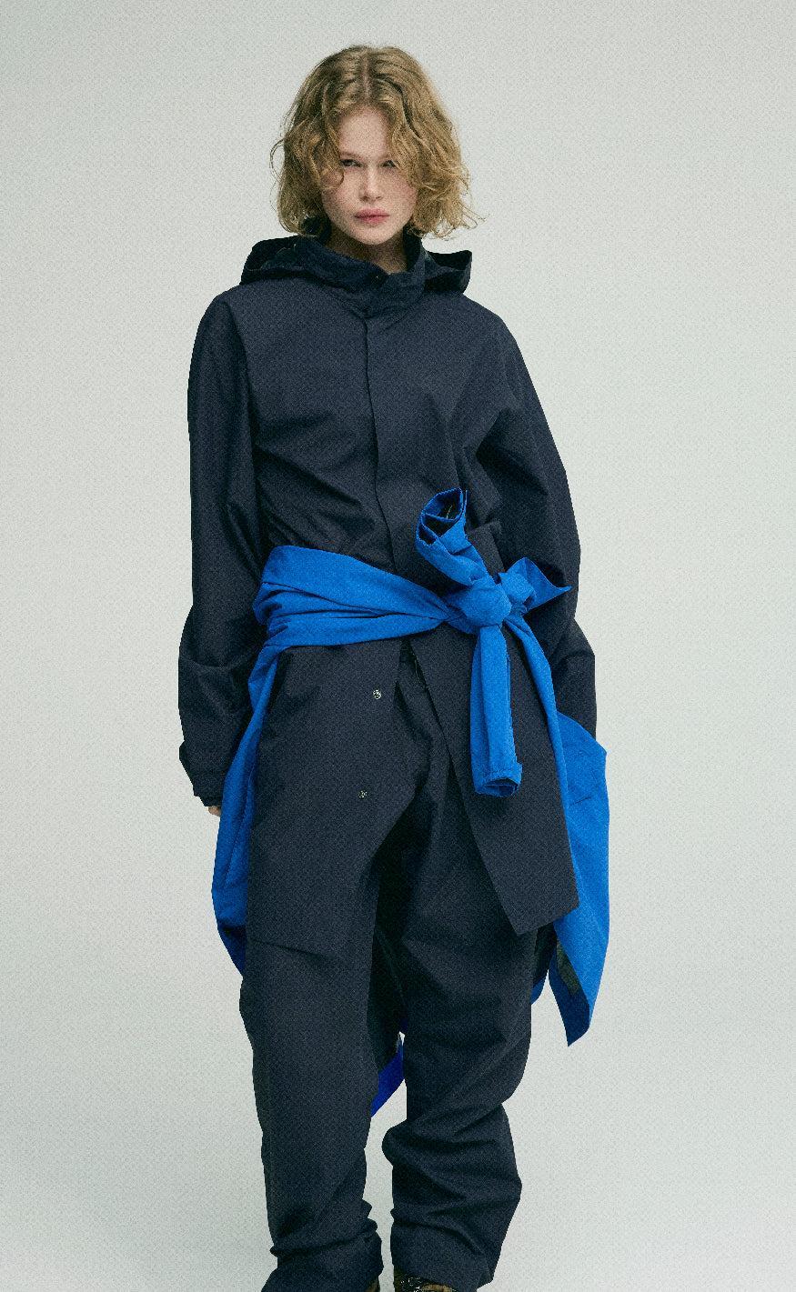 H2O Regnjakke - Rømø Long Unisex - Navy - Image 9