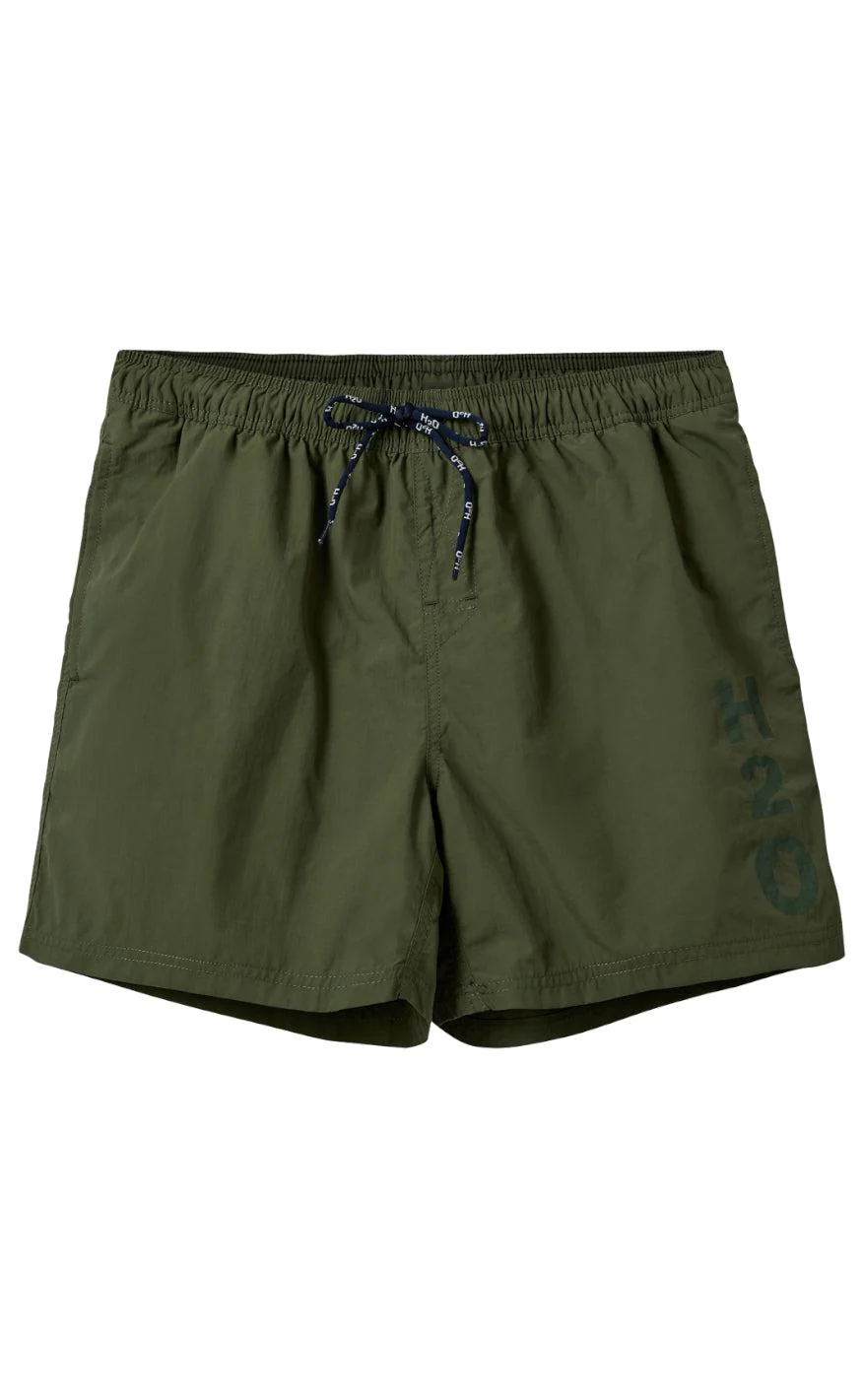 H2O Shorts - Leisure Logo - Army