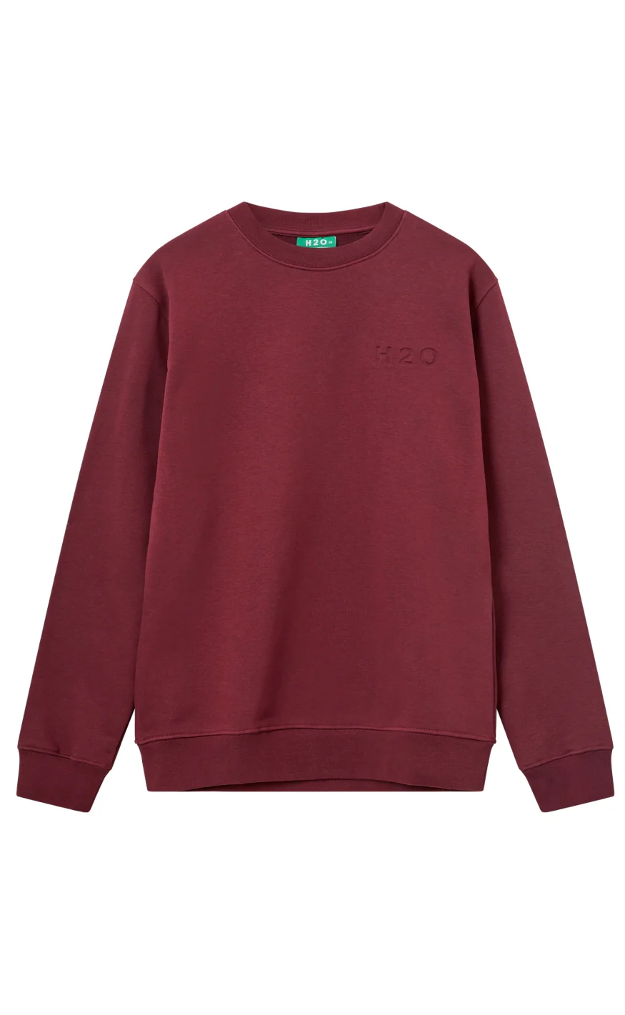 H2O Sweatshirt - Langø Sweat O'neck - Bordeaux