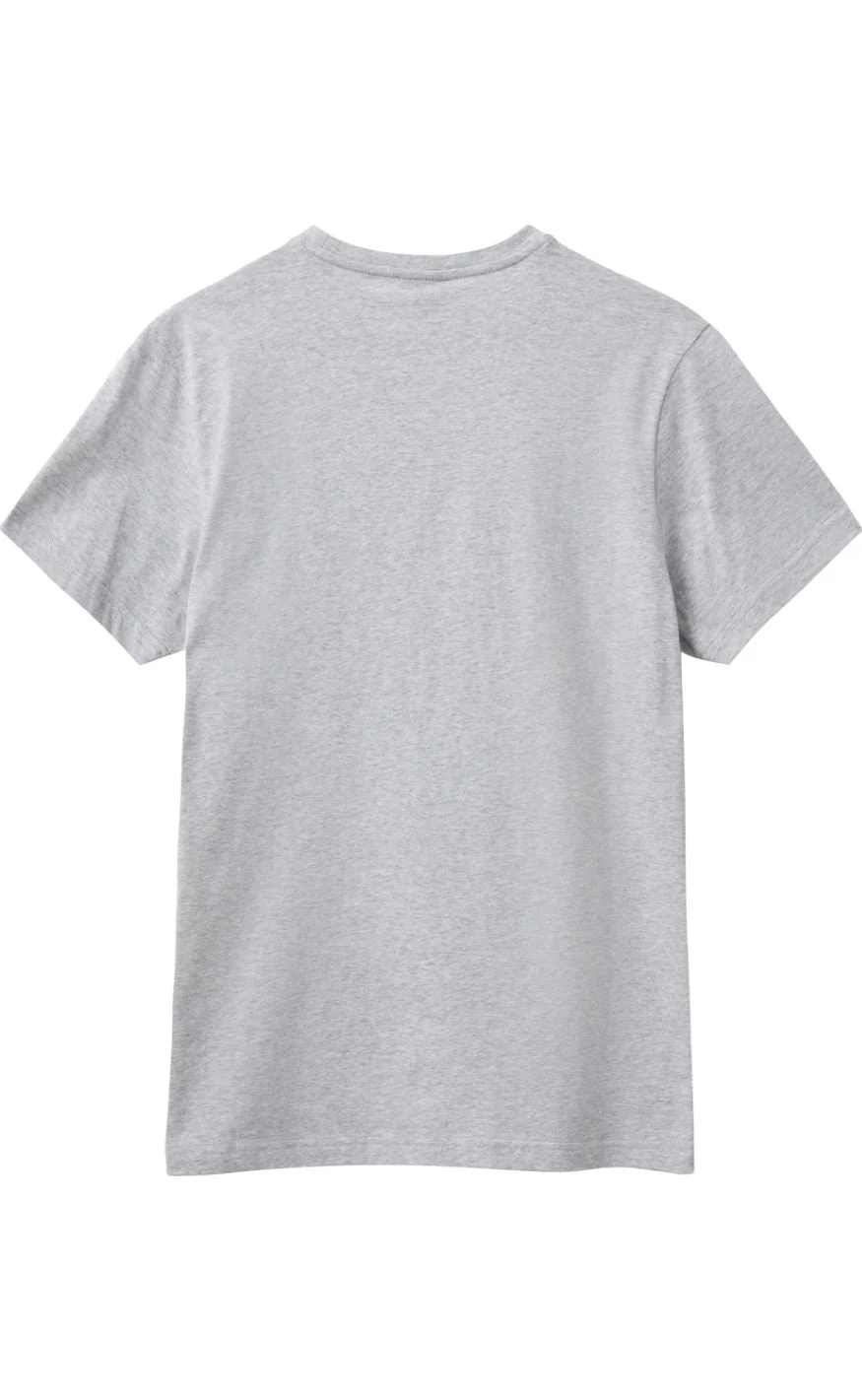 H2O T-Shirt - Logo - Lt. Grey Mel/Black - Image 2