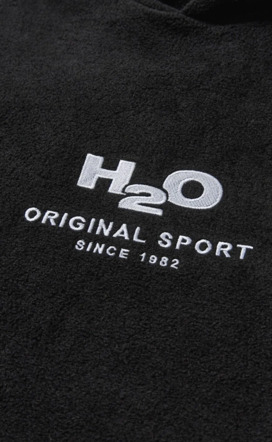 H2O Trøje - Blåvand Fleece Hoodie - Black - Image 3