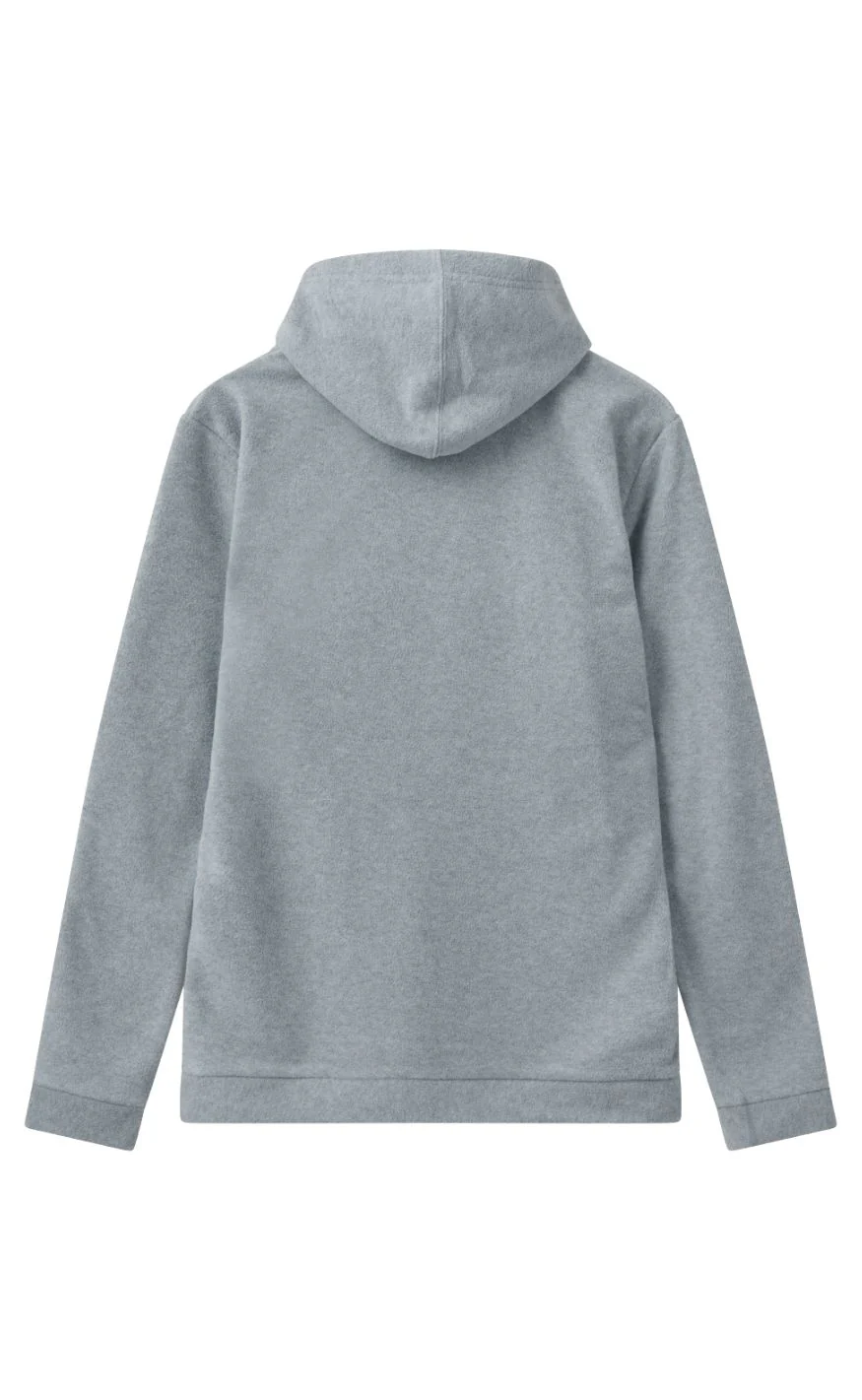 H2O Trøje - Blåvand Fleece Hoodie - Grey Mel - Image 2