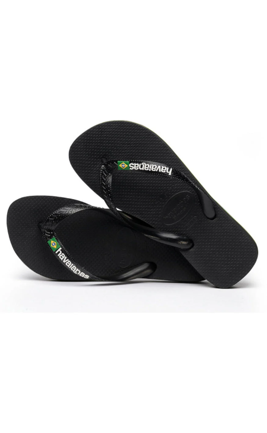 Havaianas Klipklapper / Sandal - Brasil Logo - Black - Image 2