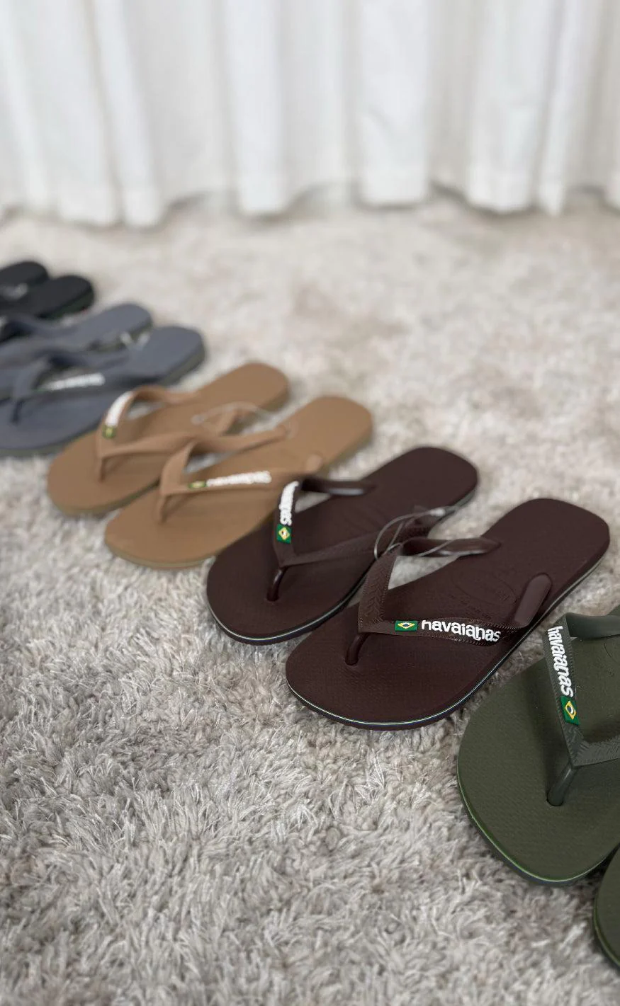 Havaianas Klipklapper / Sandal - Brasil Logo - Green - Image 6