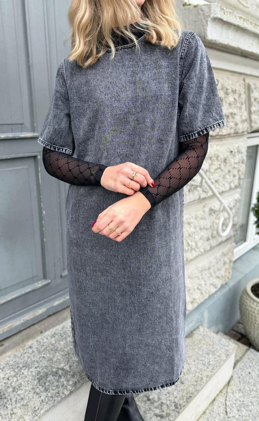 Hype The Detail Bluse - Mesh Turtle Neck - Black - Image 8