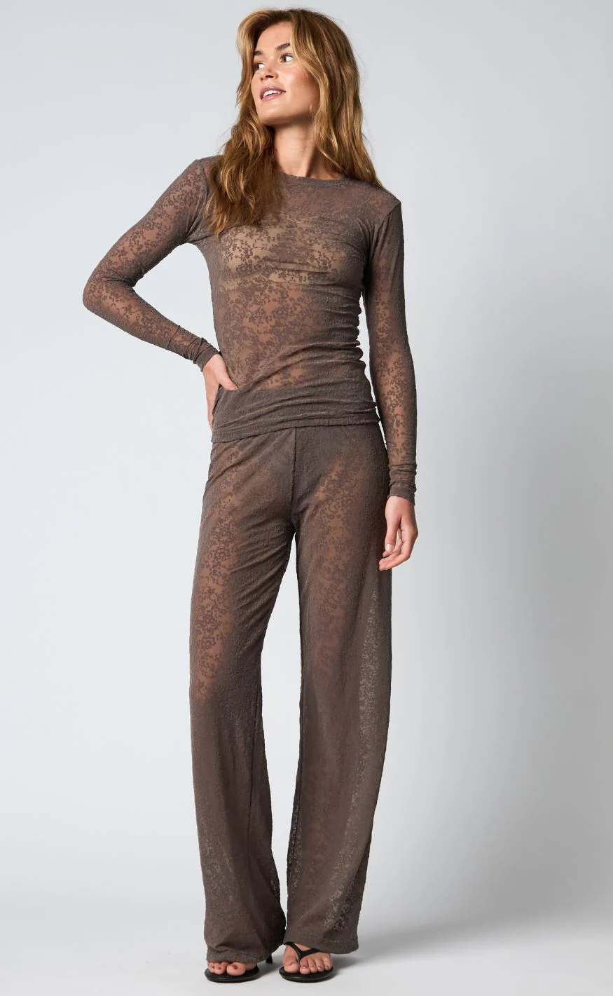 Hype The Detail Bluse - 852-14 - Brown - Image 3