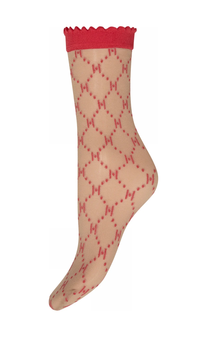 Hype The Detail Strømper - Logo 25 Denier - Red