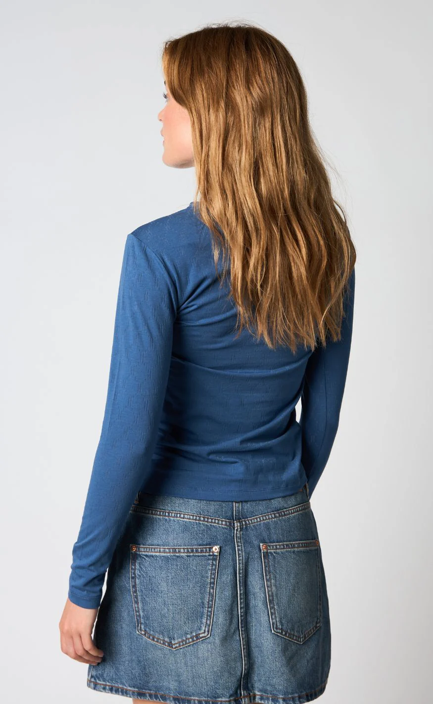 Hype The Detail Bluse - 14 - Blue - Image 5