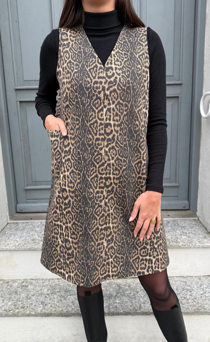 Say INA Copenhagen Kjole - Ania Spencer - Leopard - Image 7