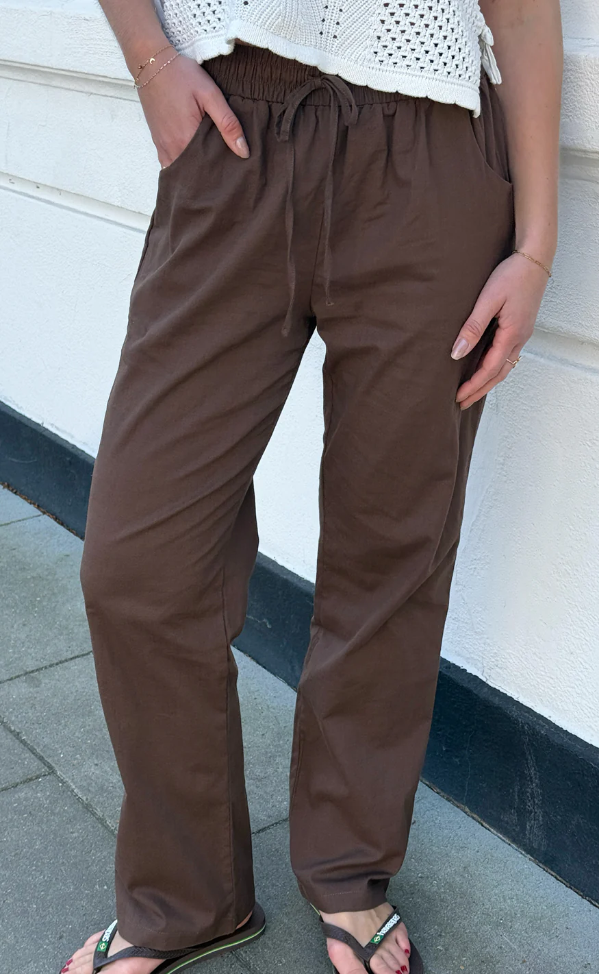 Say INA Copenhagen Bukser - Amalie - Chocolate Brown - Image 2