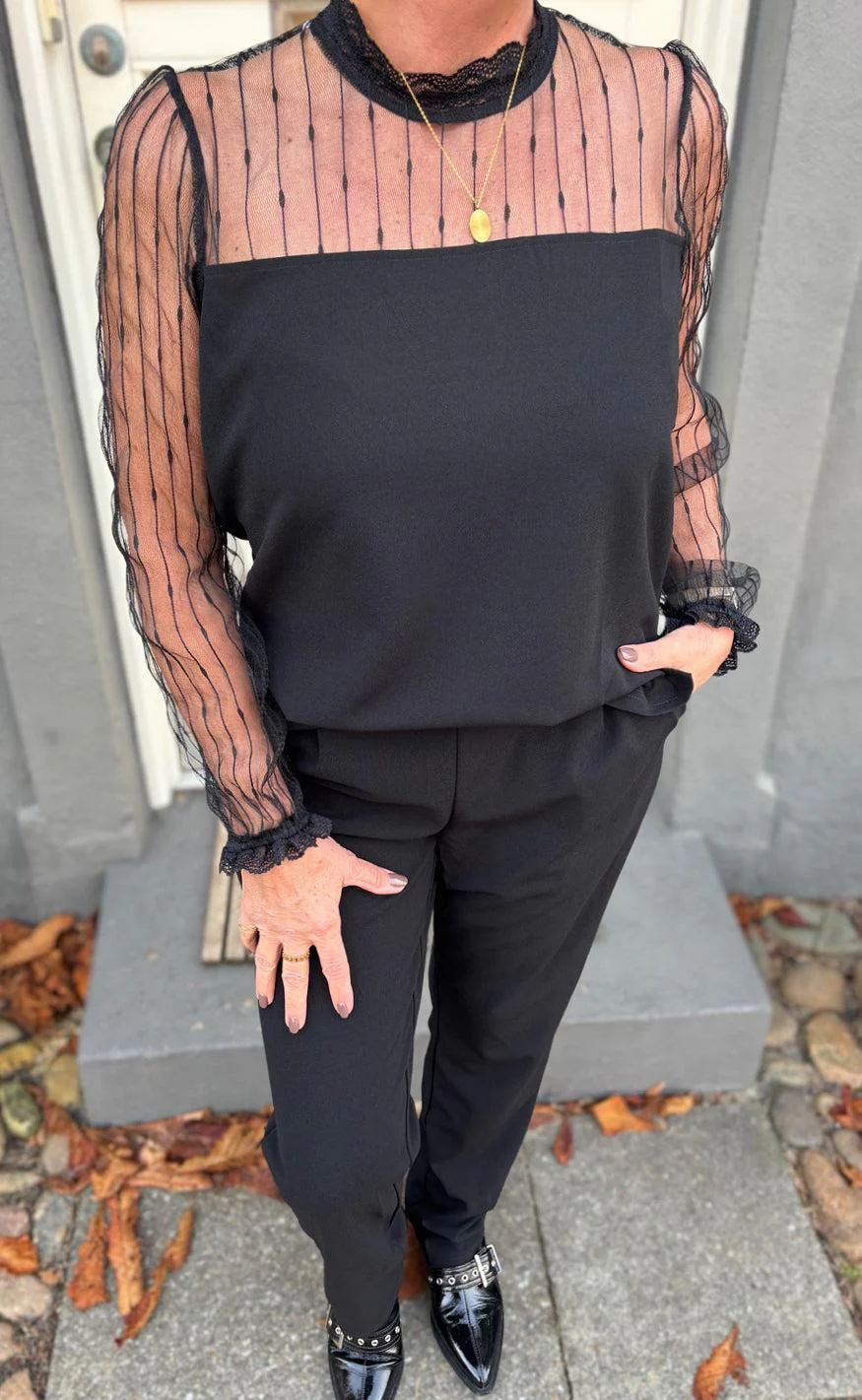 Say INA Copenhagen Jumpsuit / Buksedragt - Trisha - Black - Image 12