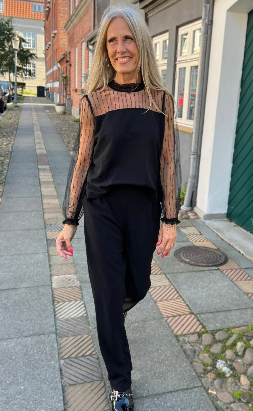 Say INA Copenhagen Jumpsuit / Buksedragt - Trisha - Black - Image 8