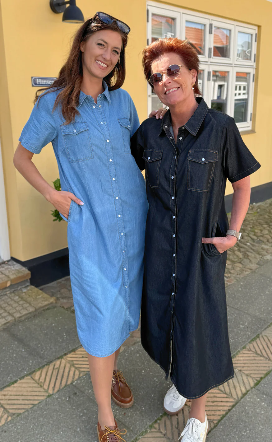 Say INA Copenhagen Kjole - Detia Summer - Light Blue Denim - Image 3