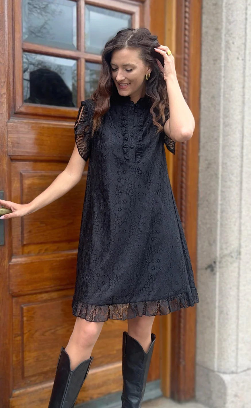 Say INA Copenhagen Kjole - Pia Lace Summer - Black - Image 2