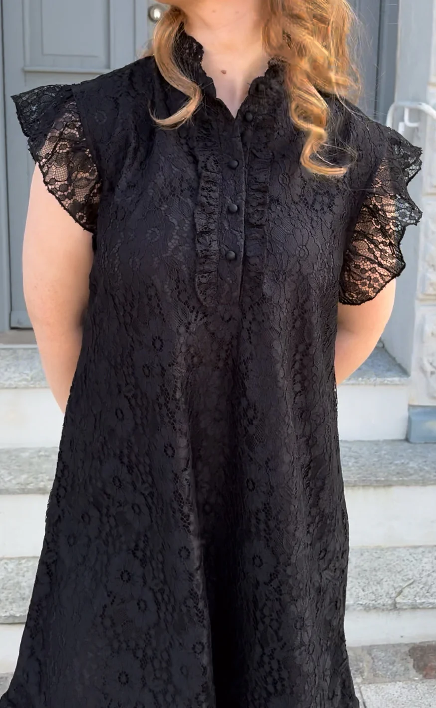 Say INA Copenhagen Kjole - Pia Lace Summer - Black - Image 3