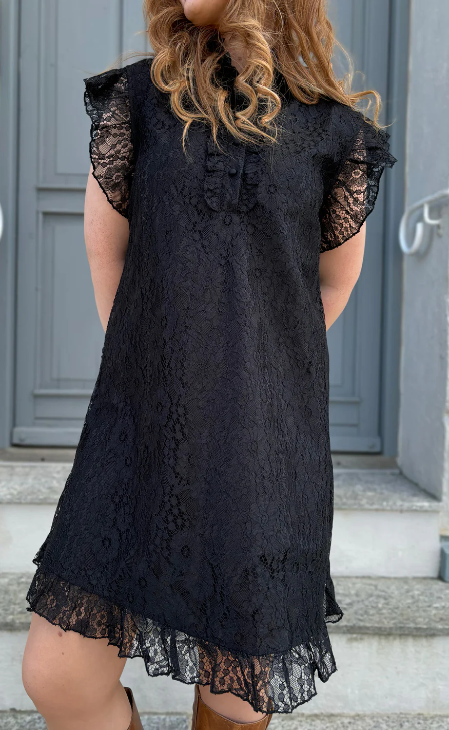 Say INA Copenhagen Kjole - Pia Lace Summer - Black - Image 5