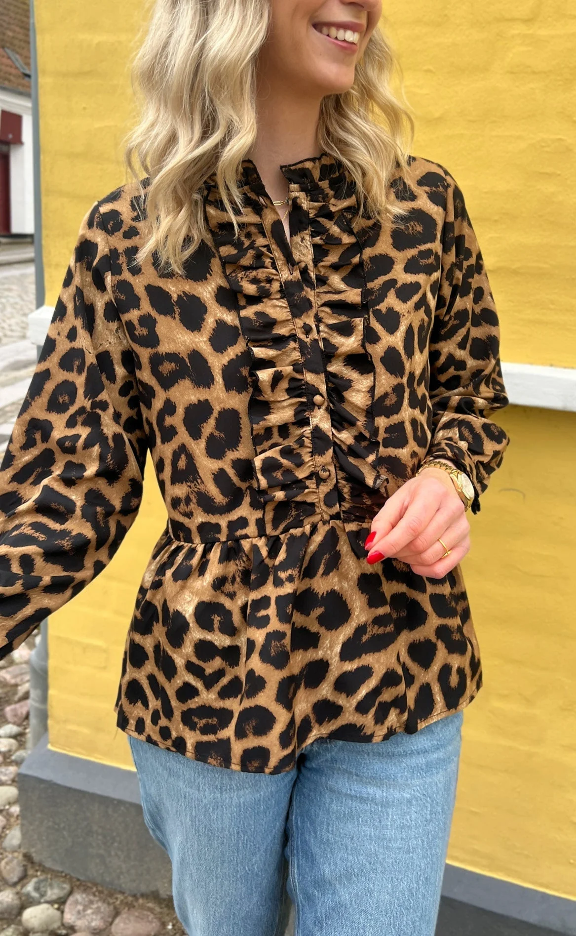 Say INA Copenhagen Skjorte - Evie - Leopard - Image 2
