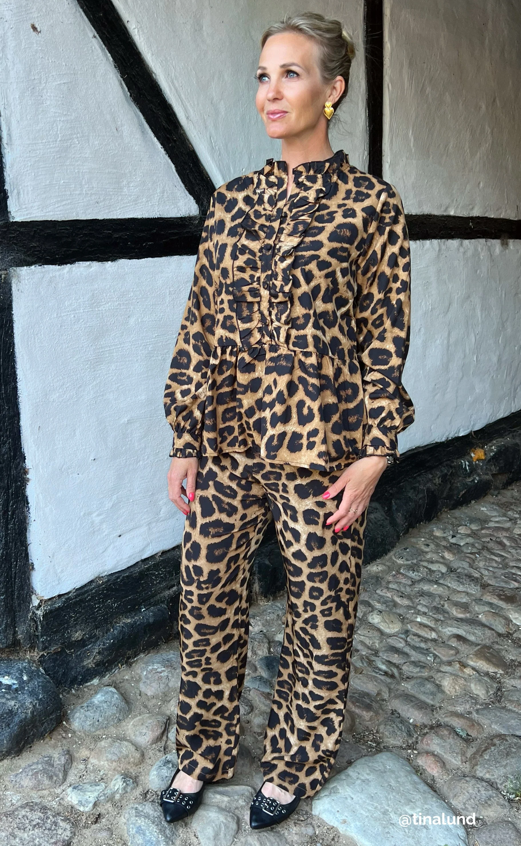 Say INA Copenhagen Skjorte - Evie - Leopard - Image 3