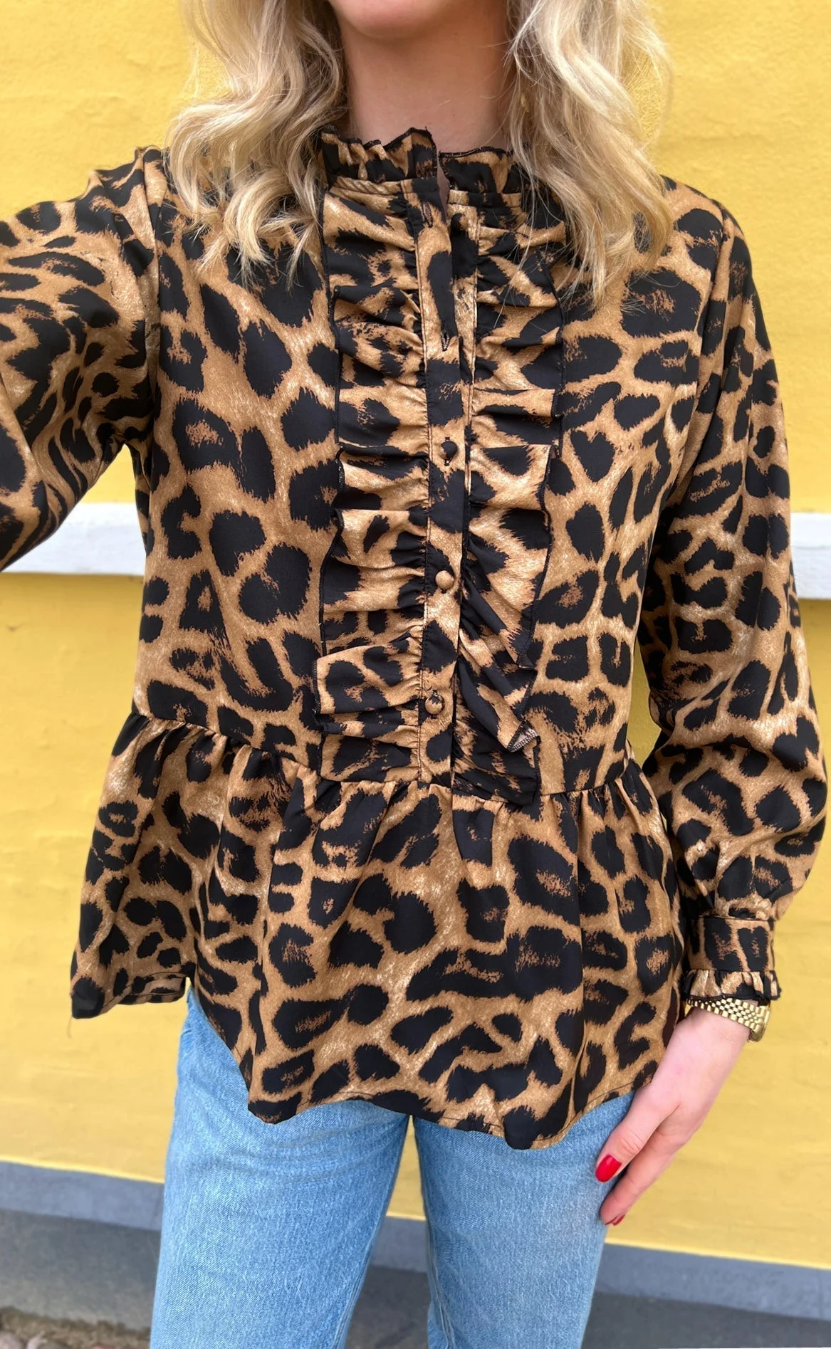 Say INA Copenhagen Skjorte - Evie - Leopard - Image 4