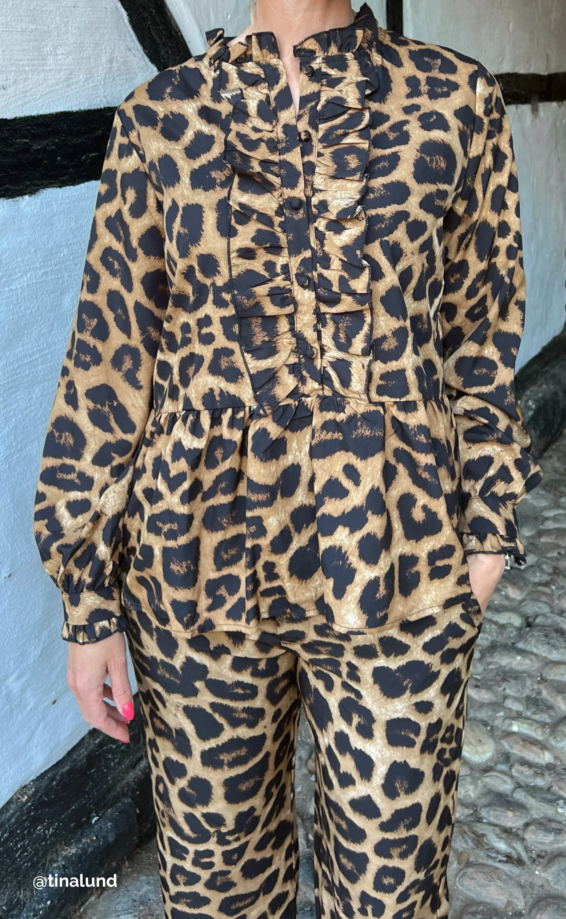 Say INA Copenhagen Skjorte - Evie - Leopard - Image 5