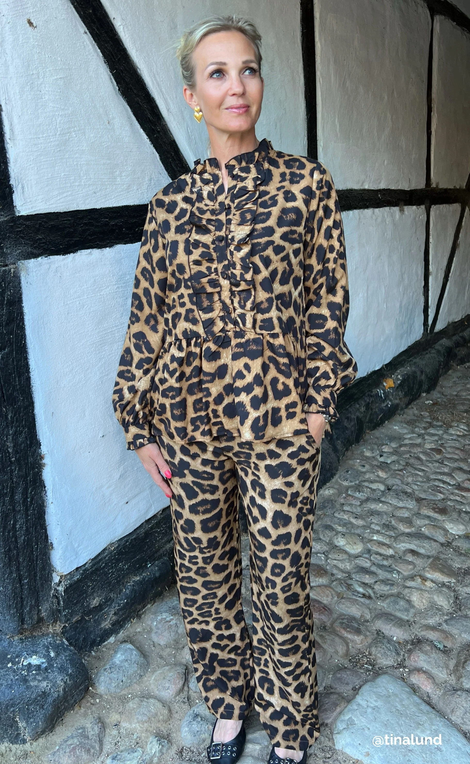Say INA Copenhagen Skjorte - Evie - Leopard - Image 9