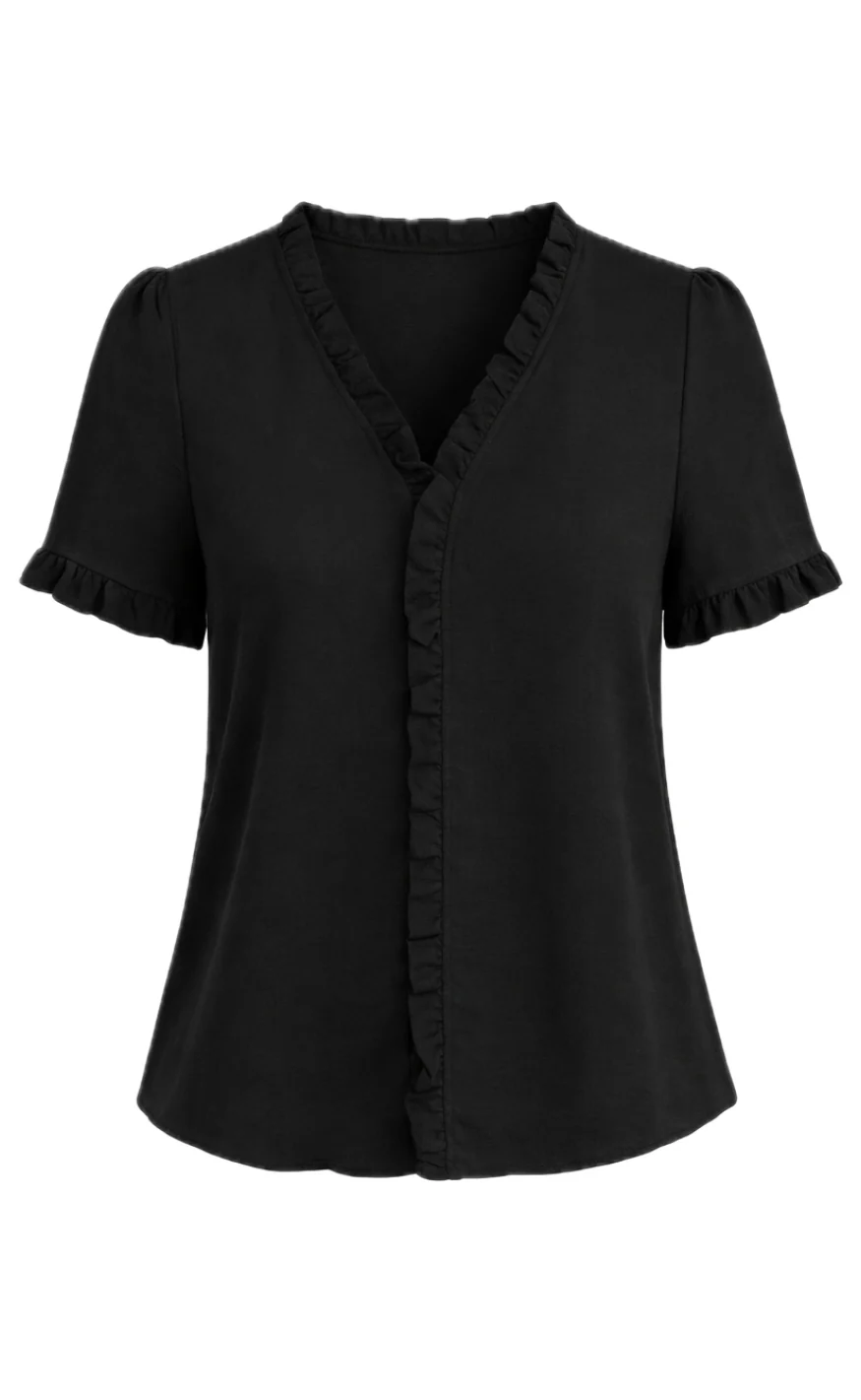 Say INA Copenhagen Top - Catja - Black - Image 5