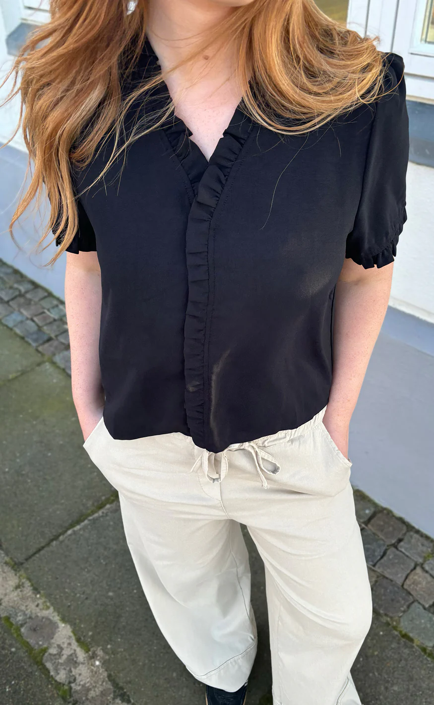 Say INA Copenhagen Top - Catja - Black - Image 7