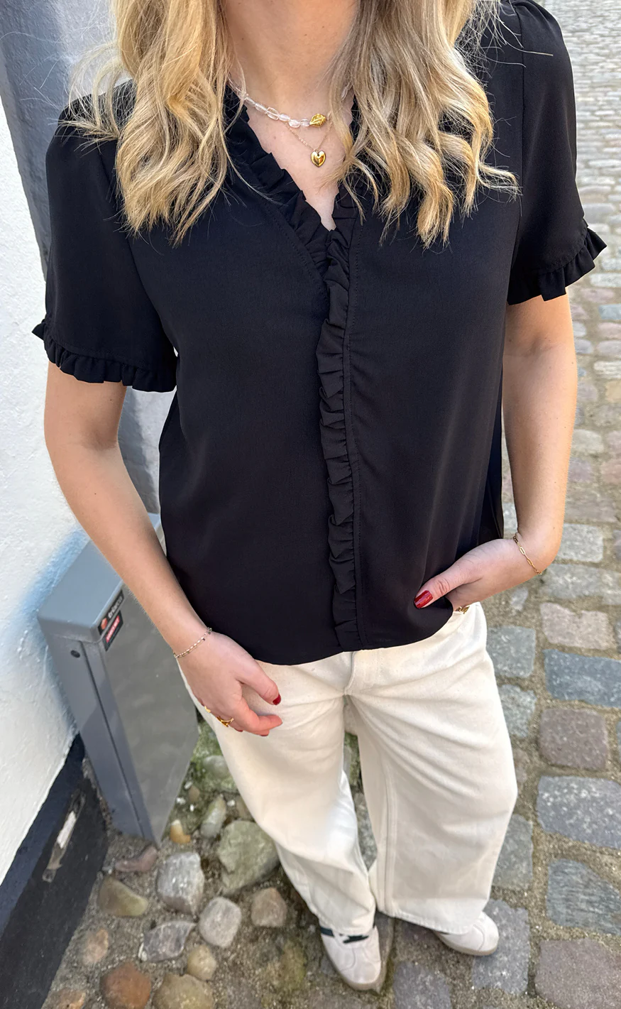 Say INA Copenhagen Top - Catja - Black - Image 9