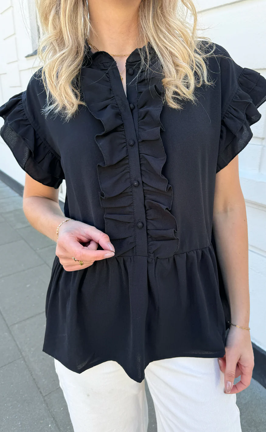 Say INA Copenhagen Top - Freya - Black