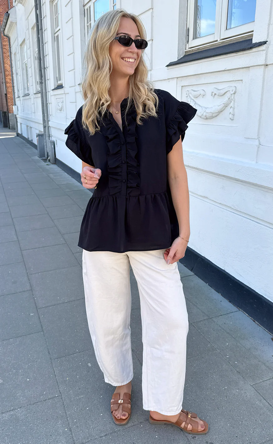 Say INA Copenhagen Top - Freya - Black - Image 2