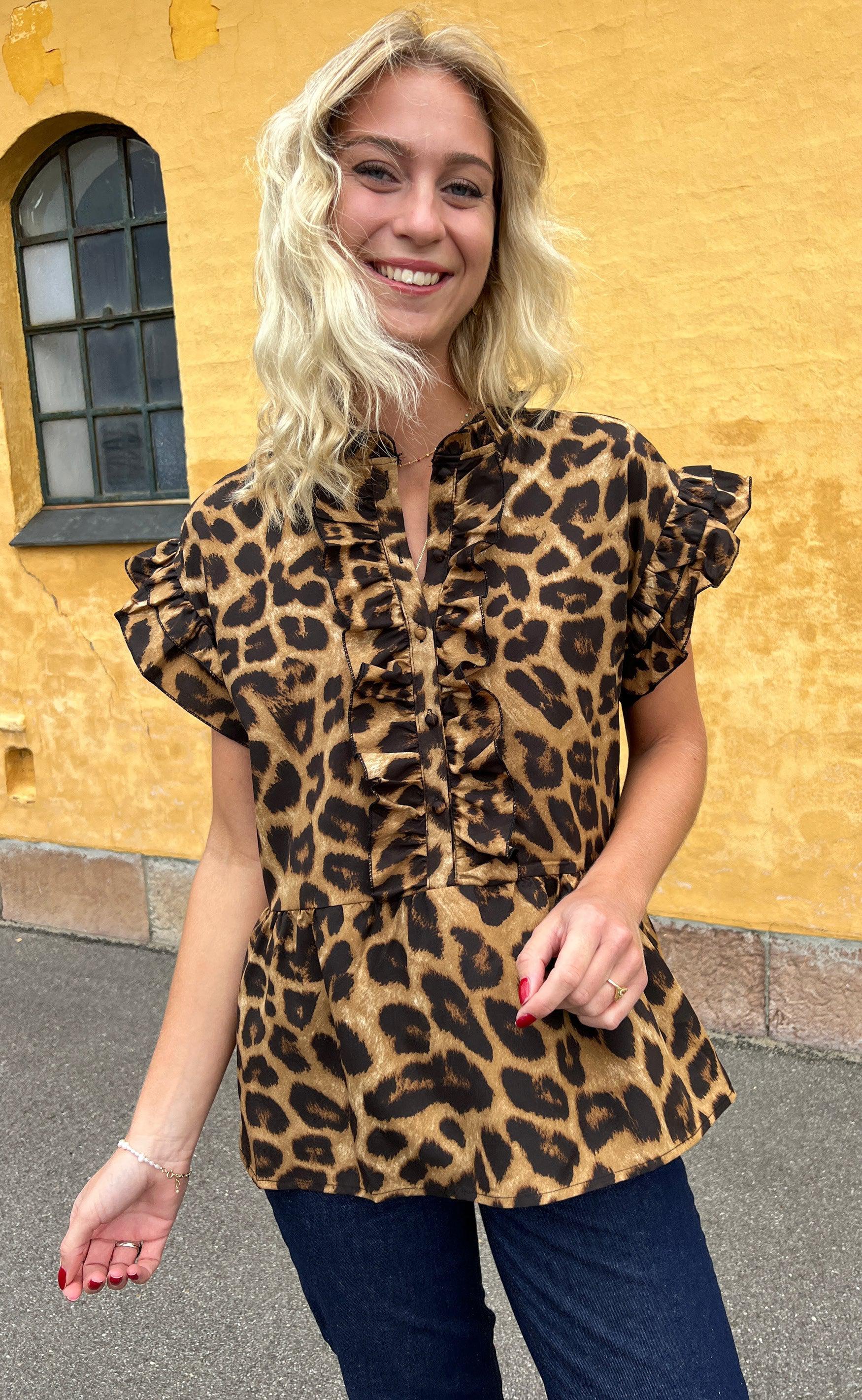 Say INA Copenhagen Top - Freya - Leopard - Image 3