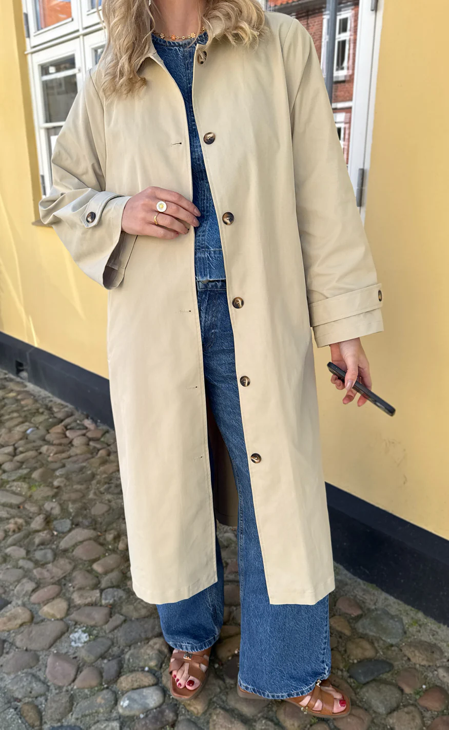 Say INA Copenhagen Trenchcoat - Louisa Long - Beige - Image 2