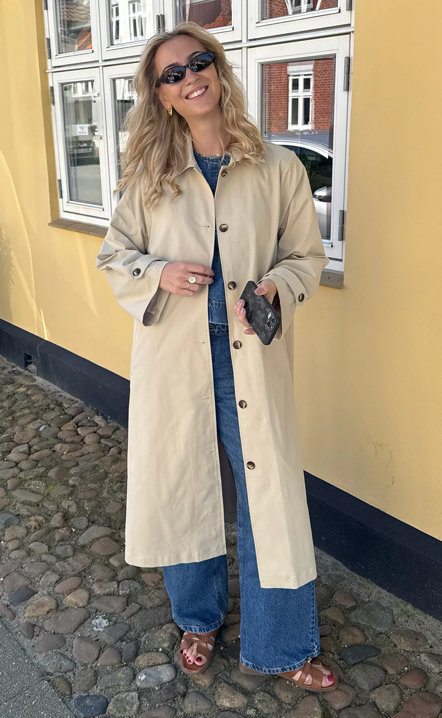 Say INA Copenhagen Trenchcoat - Louisa Long - Beige - Image 3