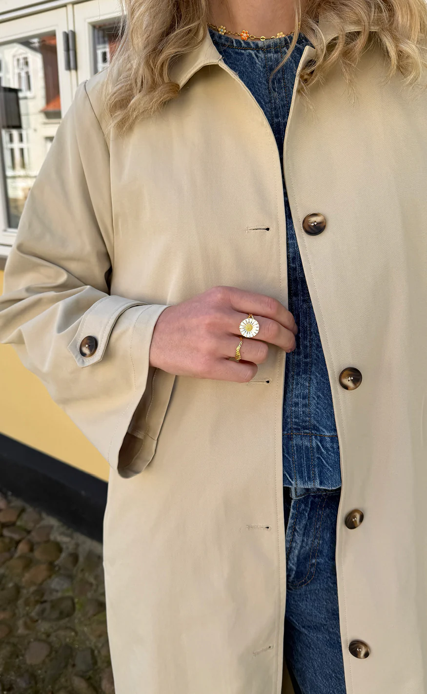 Say INA Copenhagen Trenchcoat - Louisa Long - Beige - Image 5