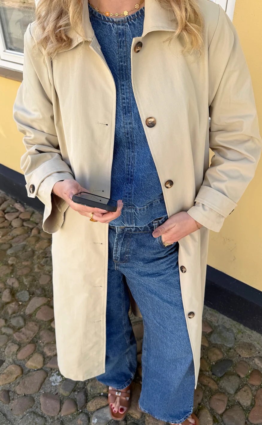 Say INA Copenhagen Trenchcoat - Louisa Long - Beige - Image 6