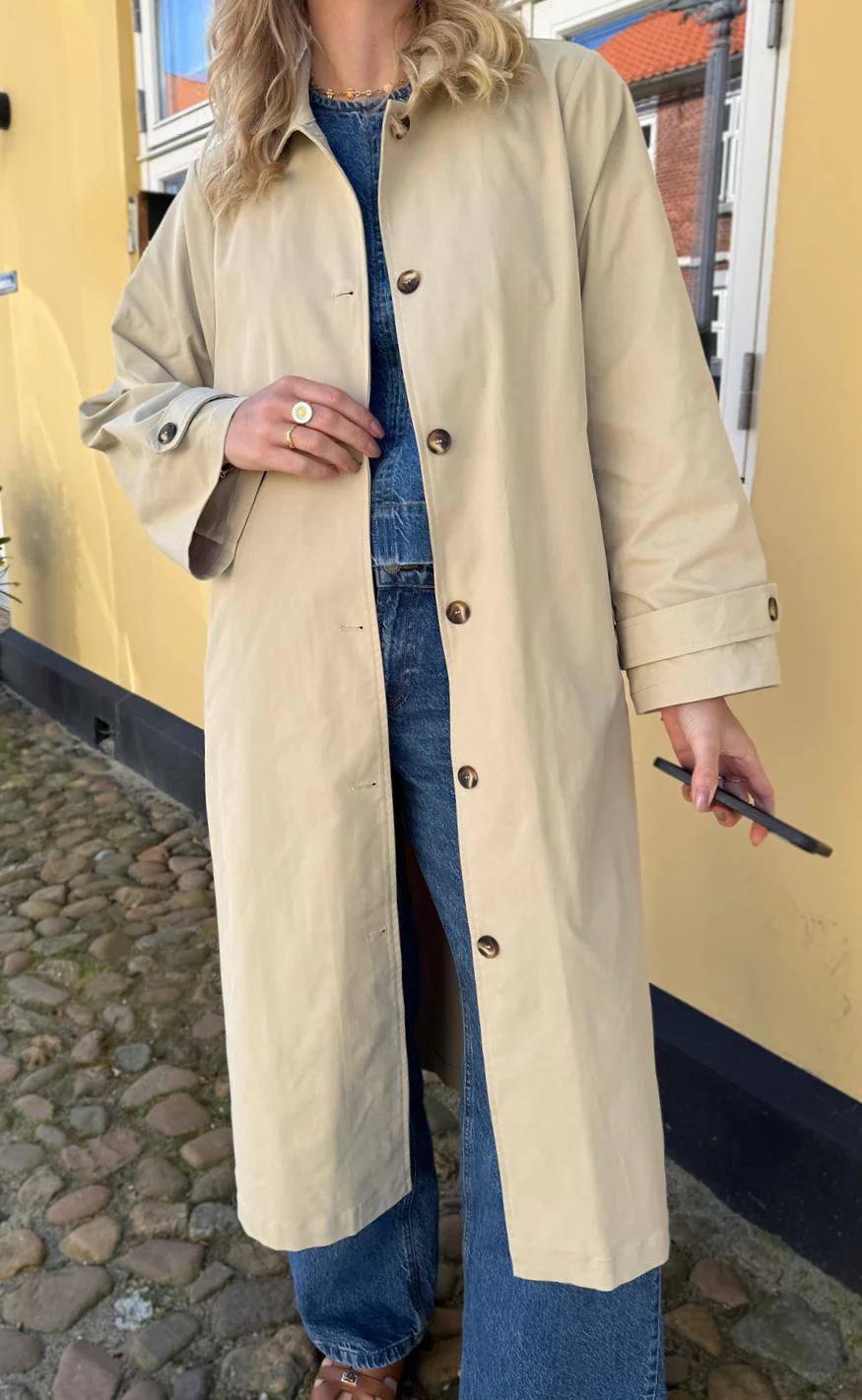 Say INA Copenhagen Trenchcoat - Louisa Long - Beige - Image 7