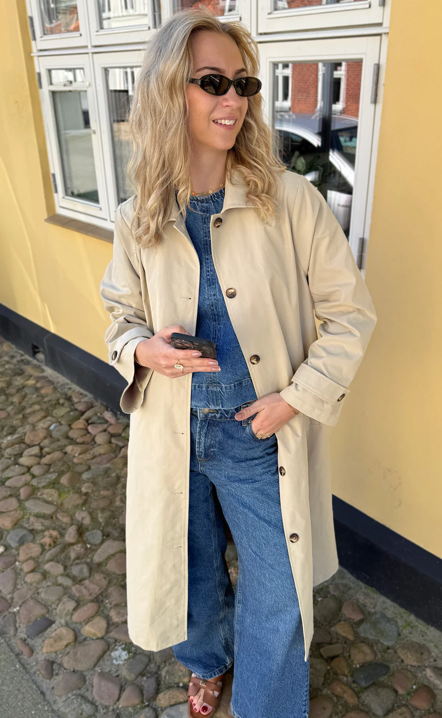 Say INA Copenhagen Trenchcoat - Louisa Long - Beige - Image 8