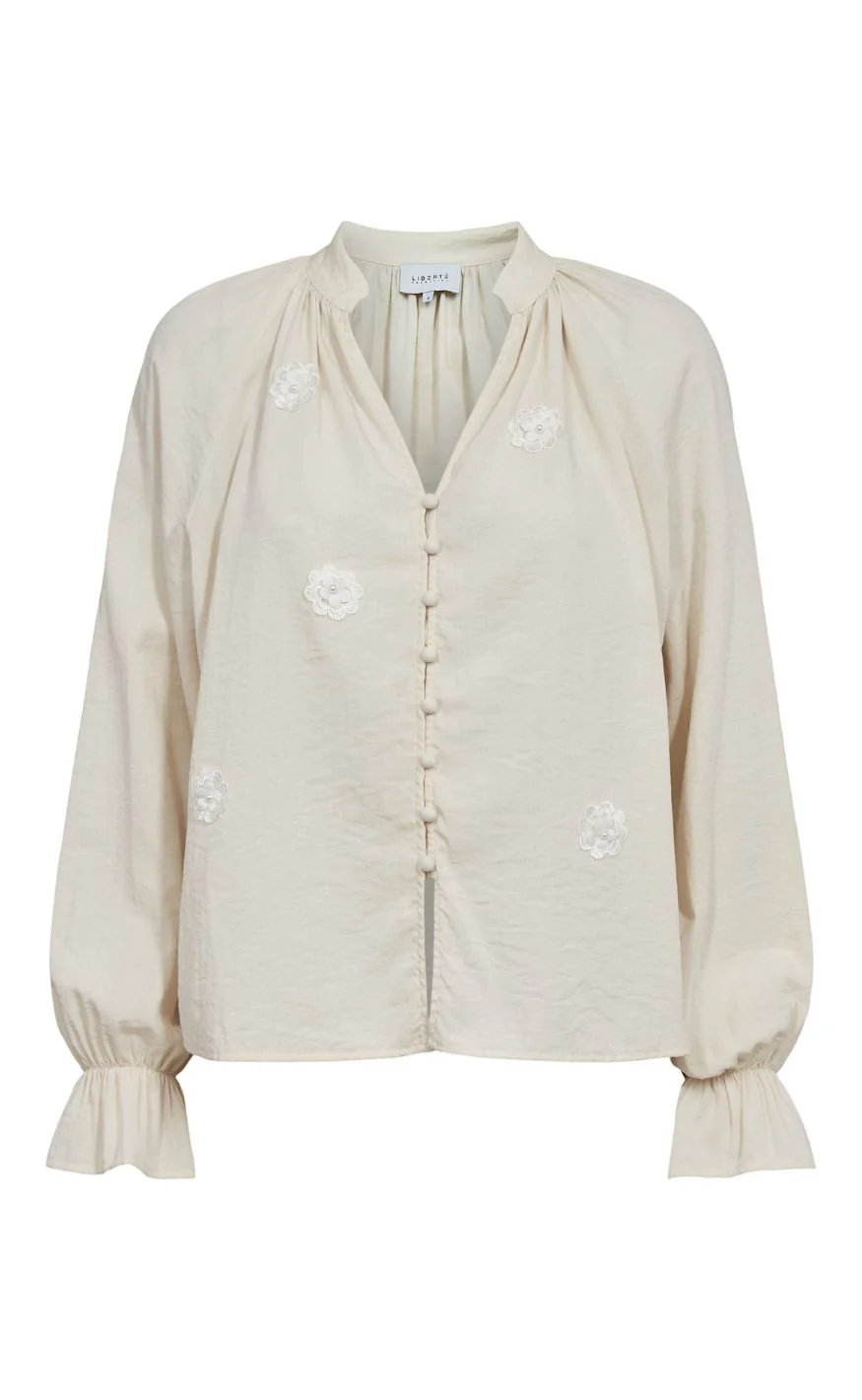 Liberte Bluse - Fine - Creme - Image 2
