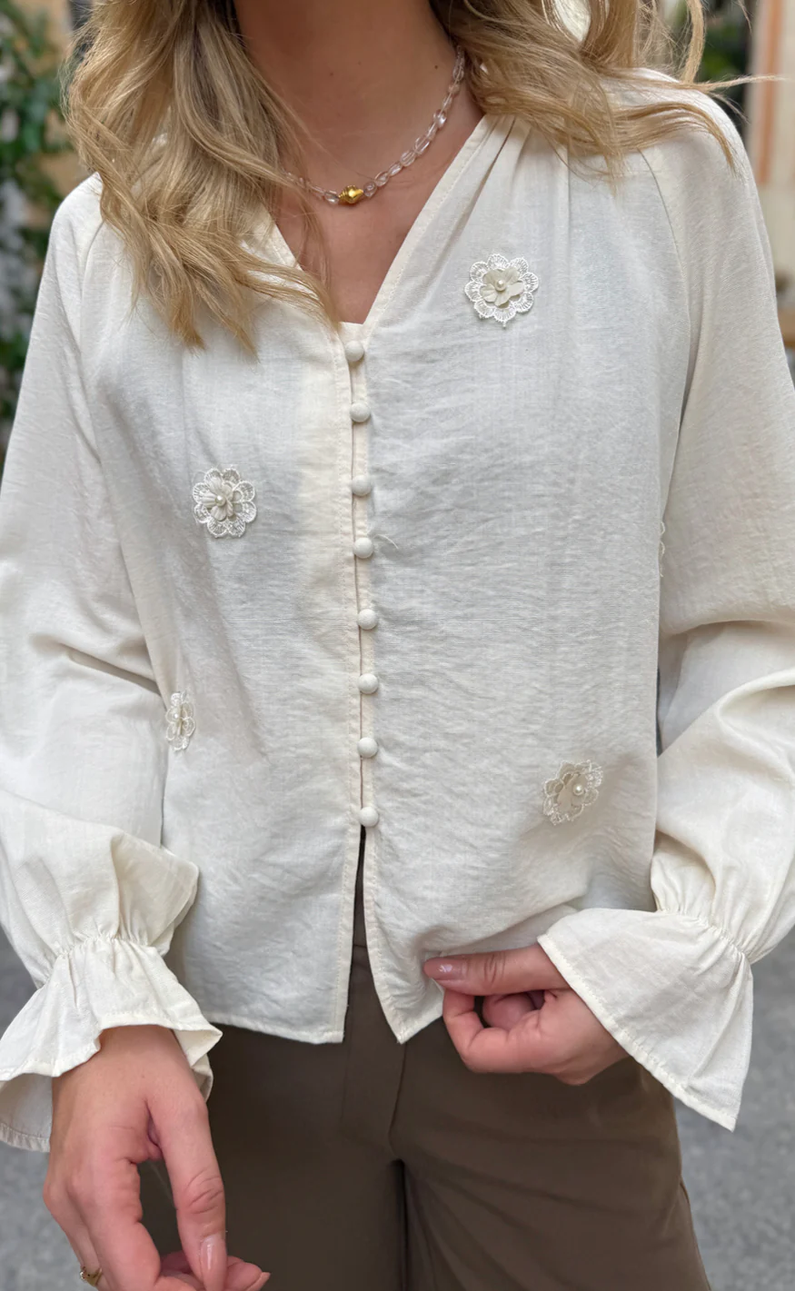 Liberte Bluse - Fine - Creme - Image 7
