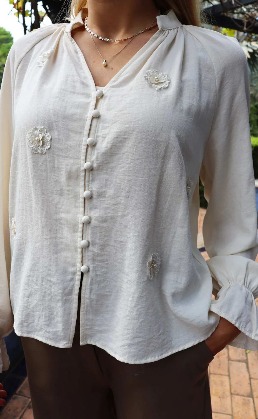 Liberte Bluse - Fine - Creme - Image 8