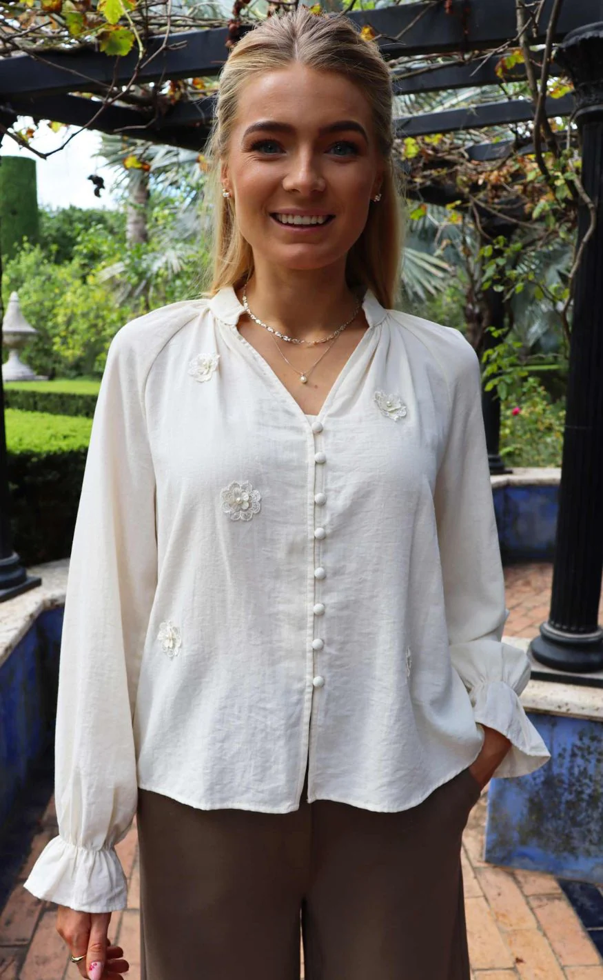 Liberte Bluse - Fine - Creme - Image 9